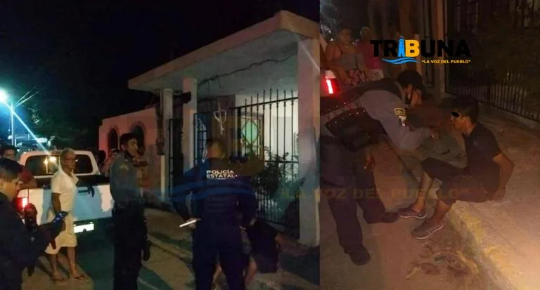 Veladores detienen a presunto ladr